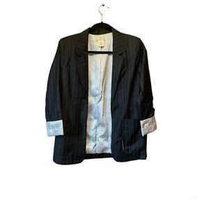 BILLABONG DESIGNERSCLOSET Pin Stripe 3/4  Sleeve Blazer Size-Medium